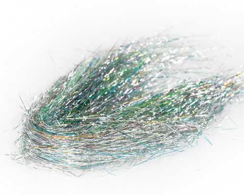 Fine 3D Tinsel Hair, Ice Silver UVR / 04